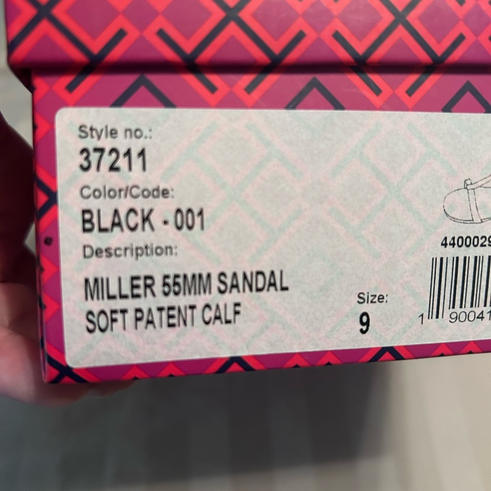 Black Miller 55mm Sandal